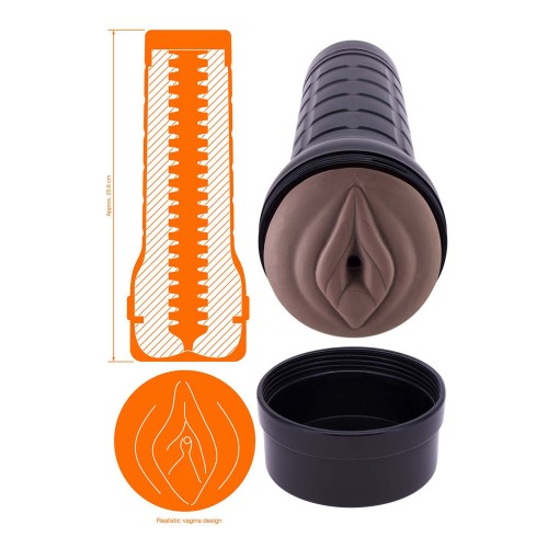 DeeLite Dark Brown Vagina Stroker