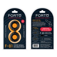 Forto F-81 Liquid Silicone Double Ring for Enhanced Performance