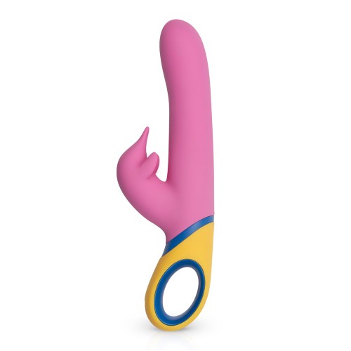 Powerful Pink Dolphin Vibrator with Motors