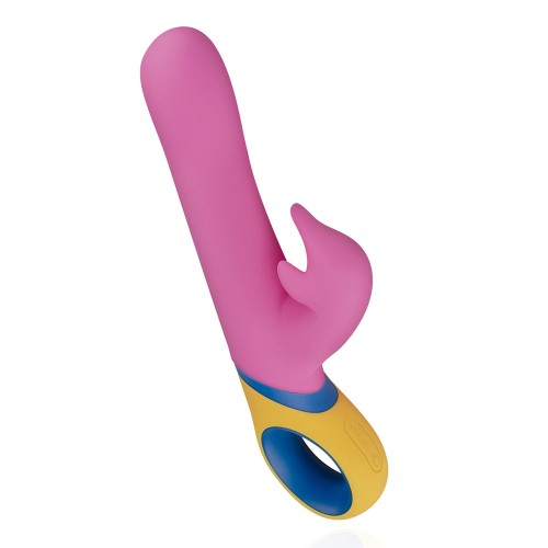 Powerful Pink Dolphin Vibrator with Motors