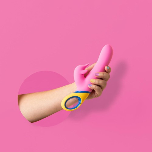 Powerful Pink Dolphin Vibrator with Motors