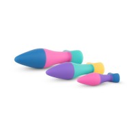 Koda 3-Piece Anal Plug Set - Colorful and Flexible