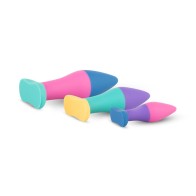 Koda 3-Piece Anal Plug Set - Colorful and Flexible