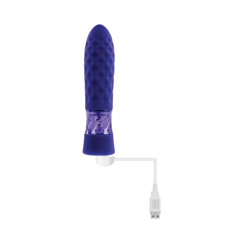 Evolved Raver Vibrador de Bala de Silicona Iluminado Púrpura