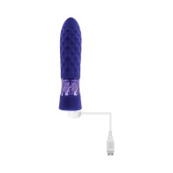 Evolved Raver Light-Up Silicone Bullet Vibrator Purple