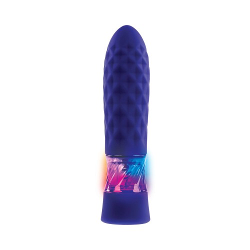 Evolved Raver Light-Up Silicone Bullet Vibrator Purple