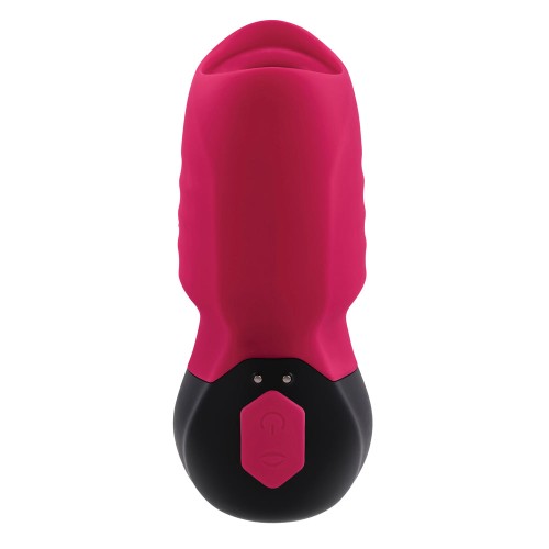 Gender X Body Kisses Rechargeable Vibrating Massager - Red