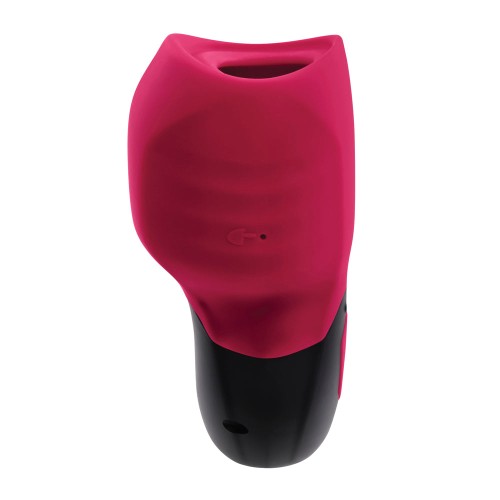 Gender X Body Kisses Rechargeable Vibrating Massager - Red