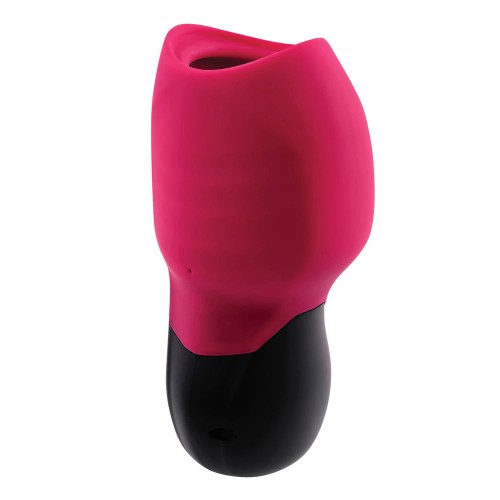 Gender X Body Kisses Rechargeable Vibrating Massager - Red