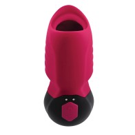 Gender X Body Kisses Rechargeable Vibrating Massager - Red