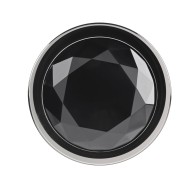 Gender X Black Pearl Aluminum Anal Plug with Gemstone