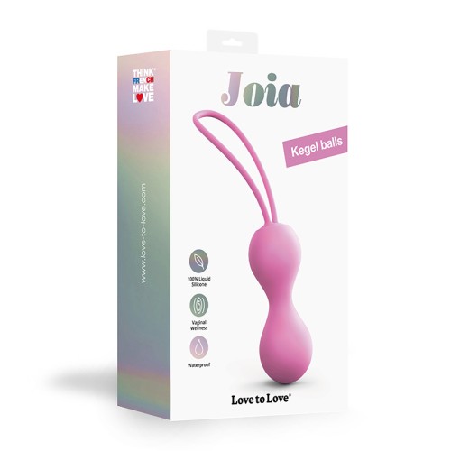 Love to Love Joia Bolas Kegel de Silicona - Pasión Rosa