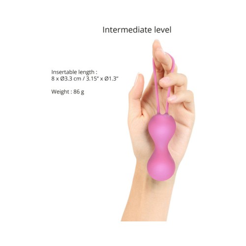 Love to Love Joia Silicone Kegel Balls - Pink Passion