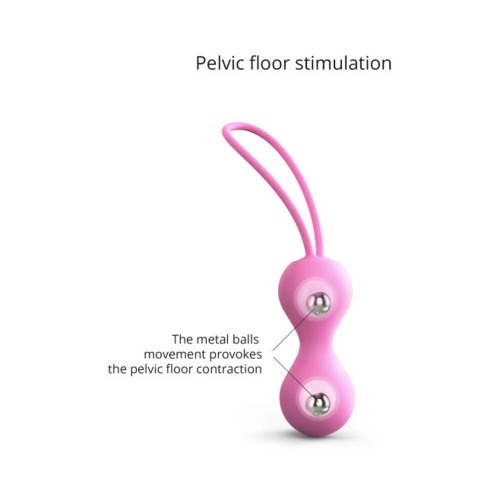 Love to Love Joia Silicone Kegel Balls - Pink Passion