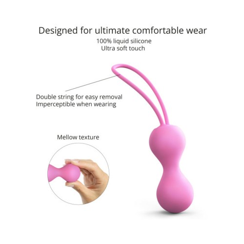 Love to Love Joia Silicone Kegel Balls - Pink Passion