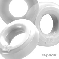 Hunkyjunk HUJ3 C-Ring 3-Pack White Ice - Ultimate Versatility