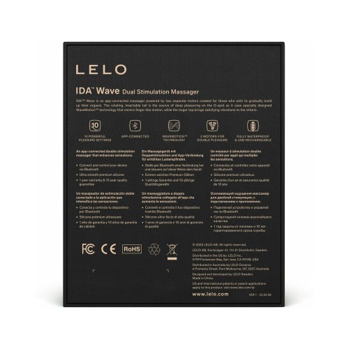 LELO IDA Wave Rechargeable Dual Stimulator