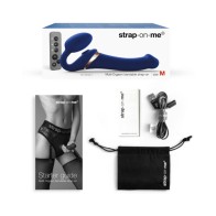 Strap-On-Me Strap-On Recargable Control Remoto Multi Orgásmico Flexible XL