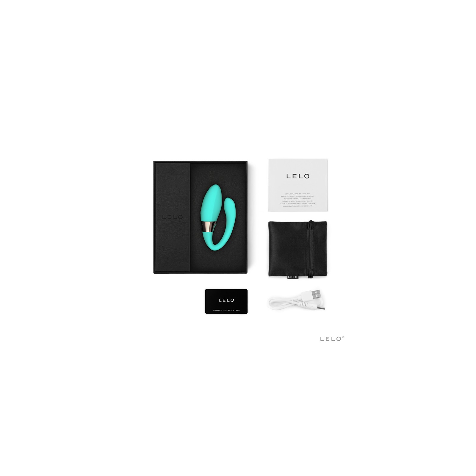 LELO TIANI HARMONY Couples Vibrator Rechargeable Aqua