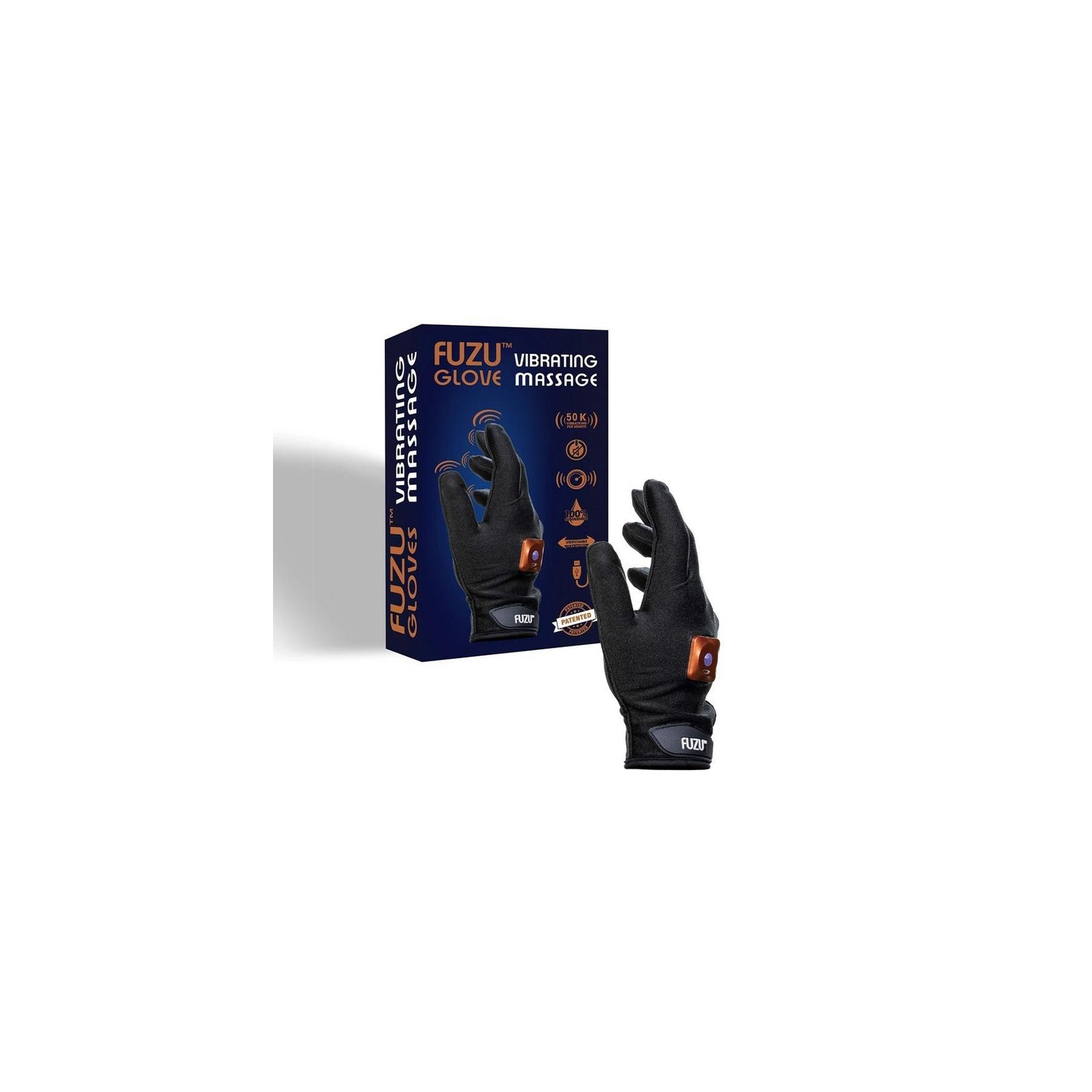 Fuzu Rechargeable Vibrating Massage Glove | Sensational Sensory Experience