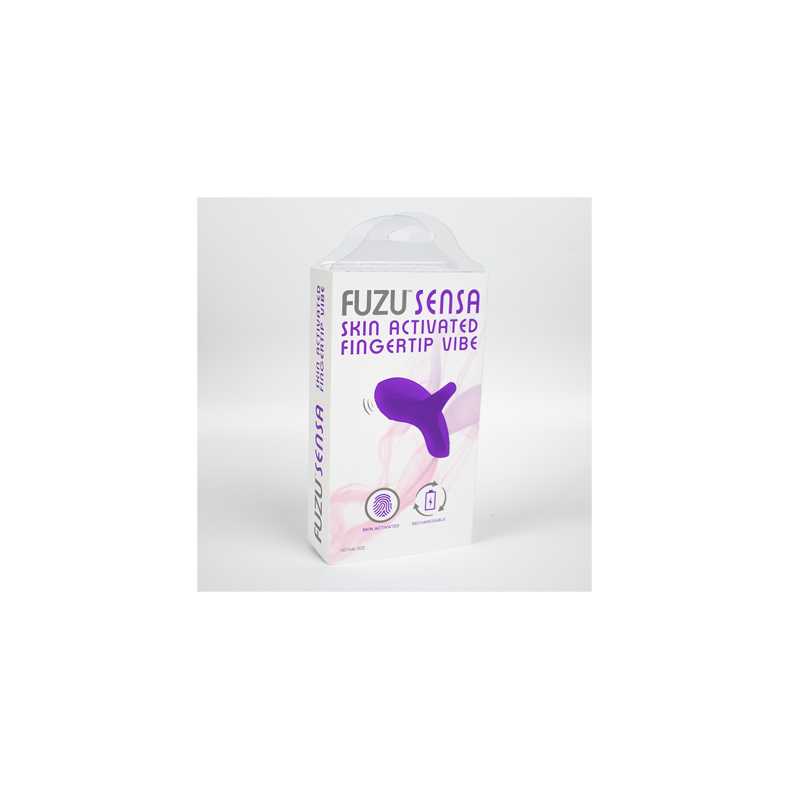 Fuzu Sensa Vibrador Recargable Activado por la Piel Púrpura