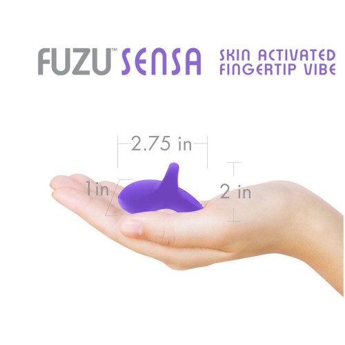 Fuzu Sensa Vibrador Recargable Activado por la Piel Púrpura