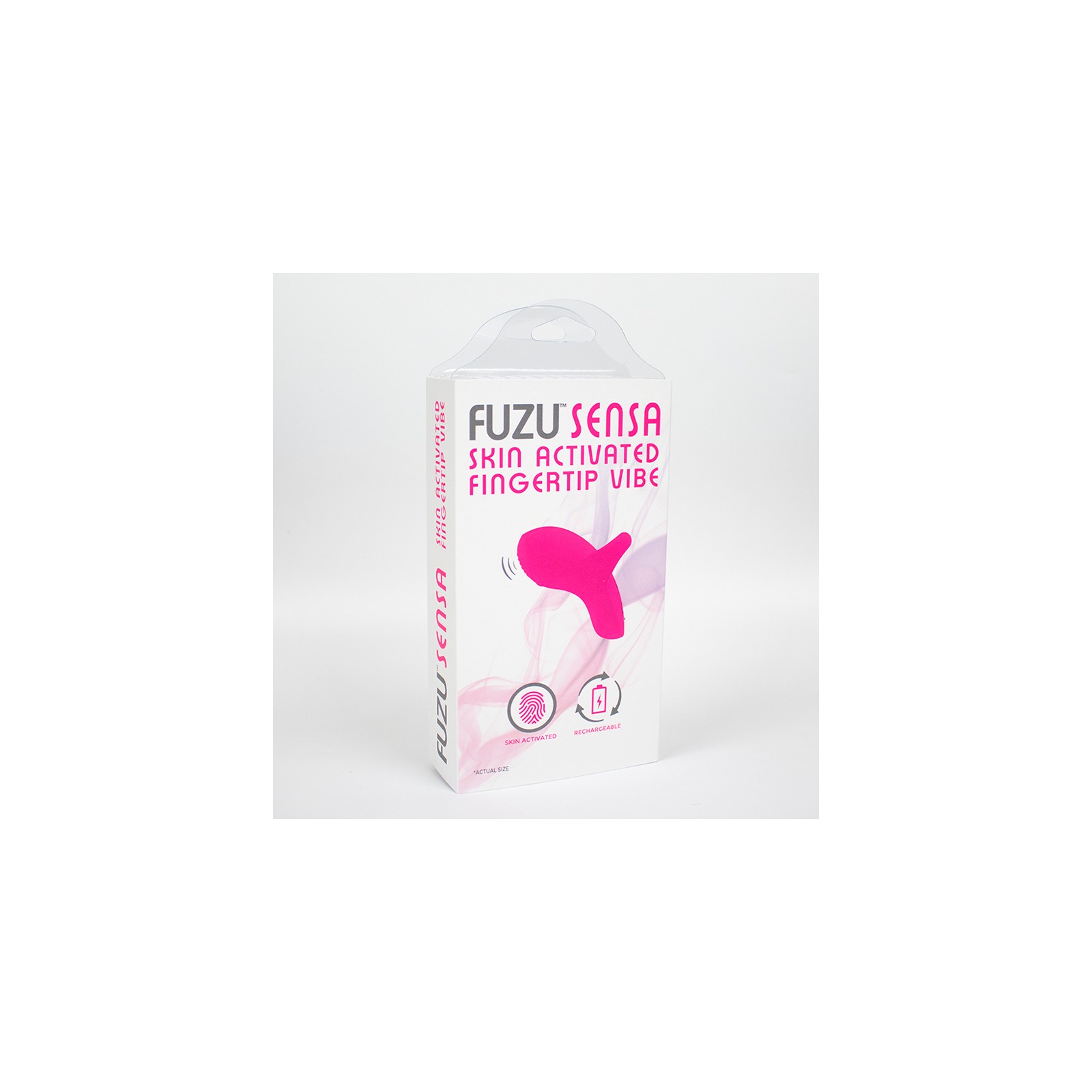 Vibrador de Punta Fuzu Sensa Activado por la Piel Rosa