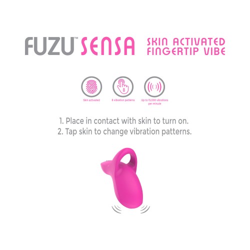 Fuzu Sensa Skin-Activated Fingertip Vibe Pink