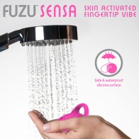 Vibrador de Punta Fuzu Sensa Activado por la Piel Rosa