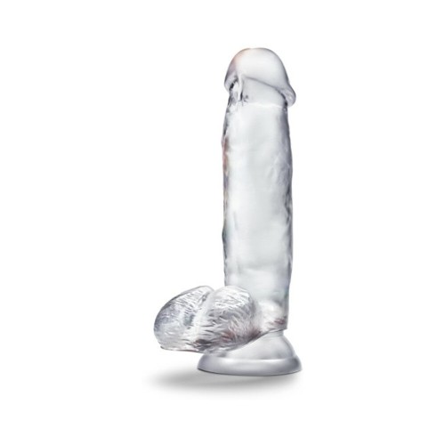 Dildo Claro de 7 Pulgadas B Yours Diamond Gleam con Bolas