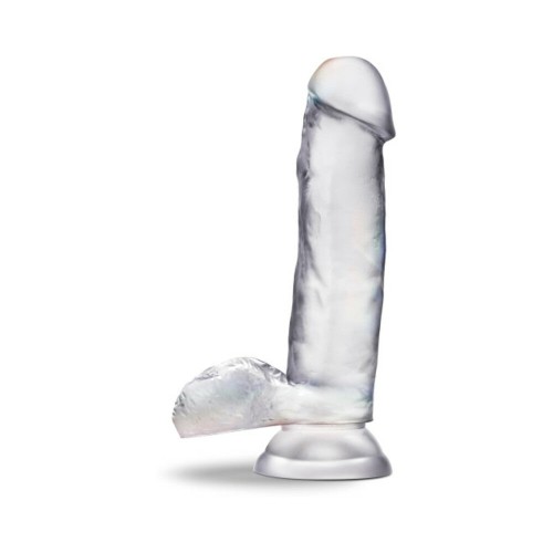 Dildo Claro de 7 Pulgadas B Yours Diamond Gleam con Bolas