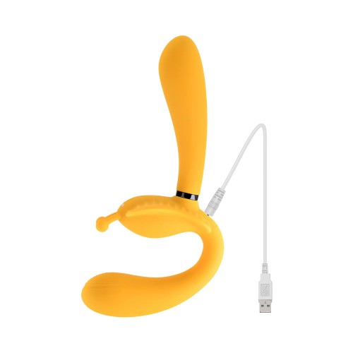 Evolved Monarch Strap-On Vibrador Multifuncional Recargable