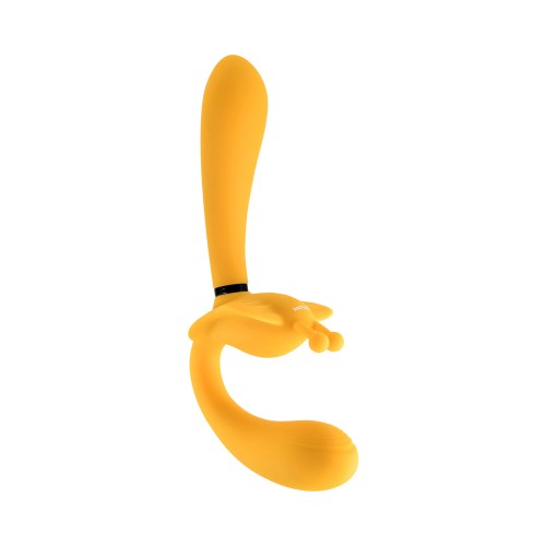 Evolved Monarch Strap-On Vibrador Multifuncional Recargable