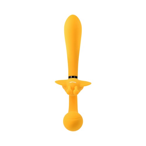 Evolved Monarch Strap-On Vibrador Multifuncional Recargable