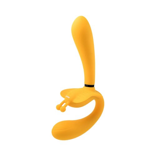 Evolved Monarch Strap-On Vibrador Multifuncional Recargable