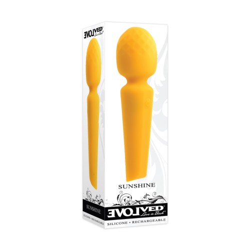 Vibrador de Varita Recargable Evolved Sunshine Oro