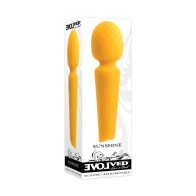 Vibrador de Varita Recargable Evolved Sunshine Oro