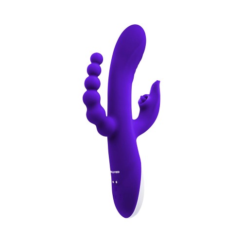 Evolved Lick Me Dual Entry Triple Stimulation Vibrator