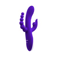 Vibrador Dual de Entrada y Triple Estimulación Evolved Lick Me