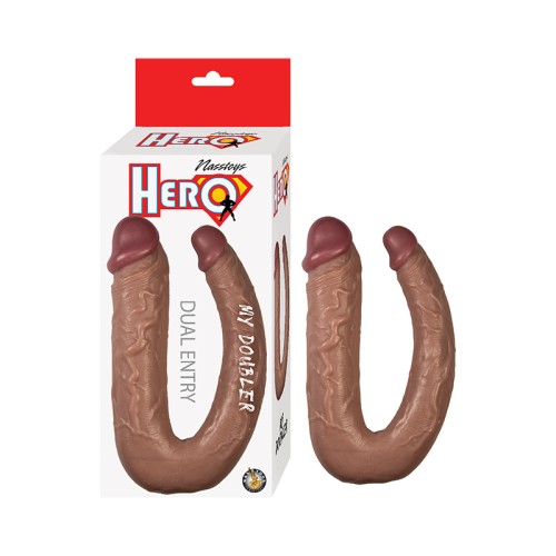 Hero My Doubler Dildo Doble Marrón