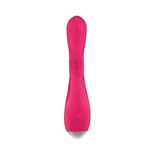 Princess Bunny Tickler Dual Stimulator Silicone Pink