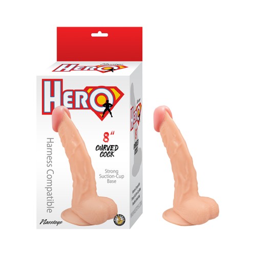 Dildo Curvado Hero para Placeres Diversos