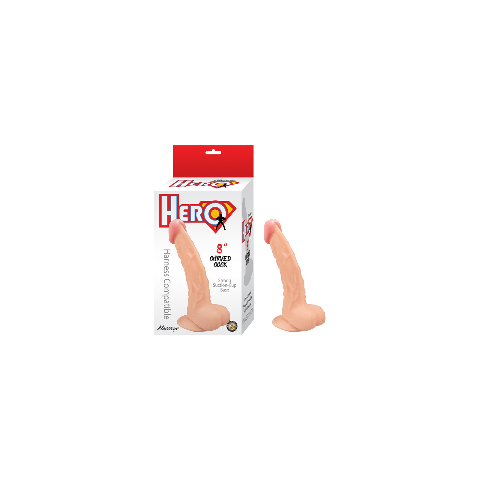 Dildo Curvado Hero para Placeres Diversos