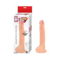 Hero 11 in. Straight Cock