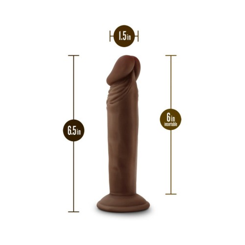 Dildo Realista 6 in. Dr. Skin Plus Marrón