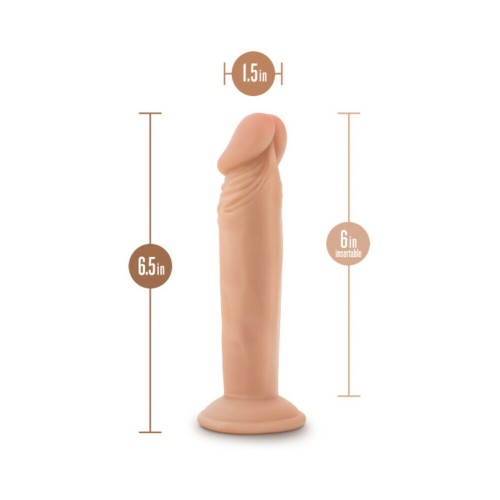 Dr. Skin Plus 6in Posable Dildo Beige for Enhanced Pleasure