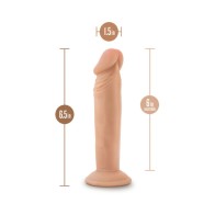 Dr. Skin Plus 6in Posable Dildo Beige for Enhanced Pleasure