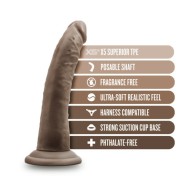 Dr. Skin Plus Dildo Realista Posable - 7 pulgadas