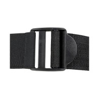 Strap-On Realístico RealRock 7 in. Hueco Negro