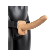 RealRock Vibrating Hollow Strap-On for Intense Pleasure